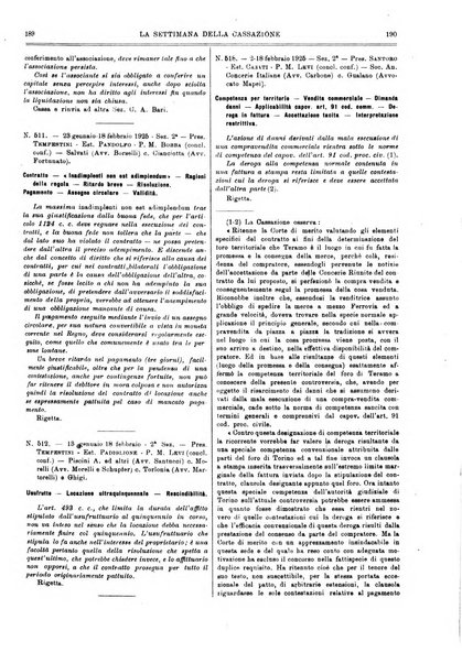 La settimana della Cassazione settimanale di giurisprudenza, legislazione, vita forense