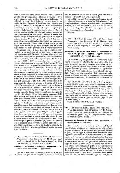 La settimana della Cassazione settimanale di giurisprudenza, legislazione, vita forense