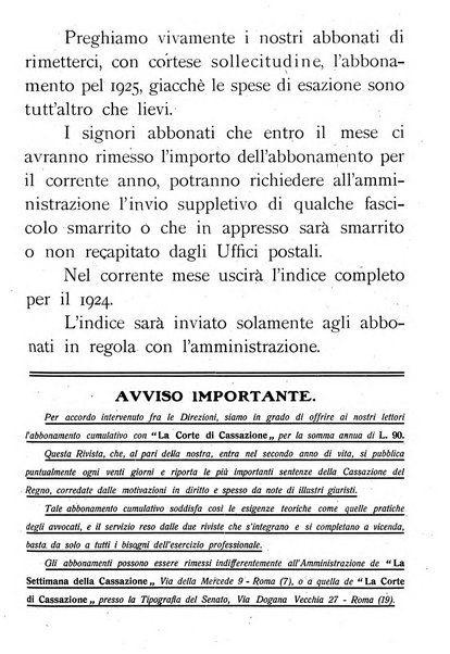 La settimana della Cassazione settimanale di giurisprudenza, legislazione, vita forense