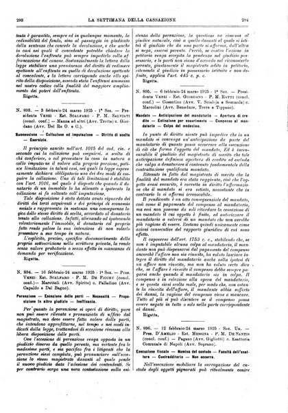 La settimana della Cassazione settimanale di giurisprudenza, legislazione, vita forense