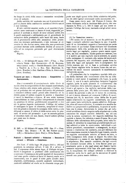 La settimana della Cassazione settimanale di giurisprudenza, legislazione, vita forense