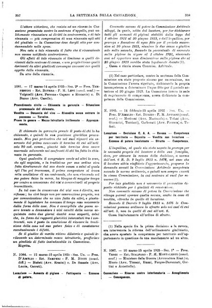 La settimana della Cassazione settimanale di giurisprudenza, legislazione, vita forense