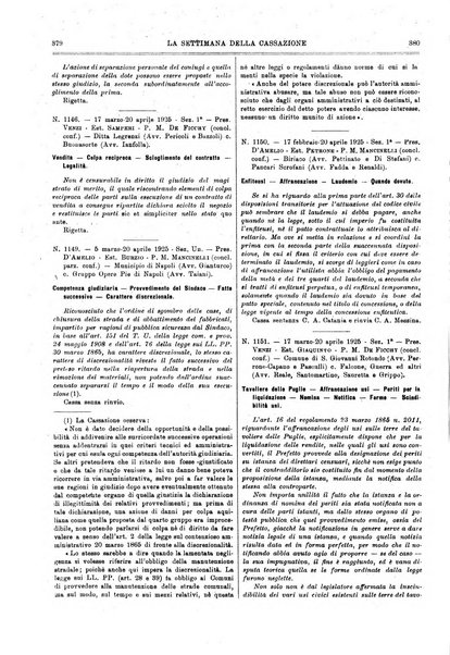 La settimana della Cassazione settimanale di giurisprudenza, legislazione, vita forense