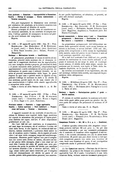 La settimana della Cassazione settimanale di giurisprudenza, legislazione, vita forense