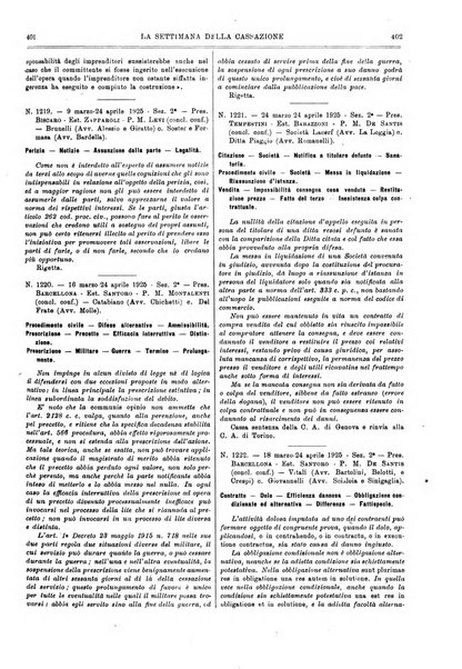 La settimana della Cassazione settimanale di giurisprudenza, legislazione, vita forense