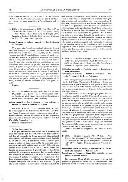 La settimana della Cassazione settimanale di giurisprudenza, legislazione, vita forense