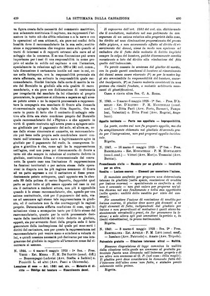 La settimana della Cassazione settimanale di giurisprudenza, legislazione, vita forense