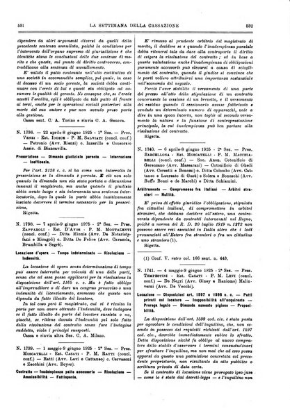 La settimana della Cassazione settimanale di giurisprudenza, legislazione, vita forense