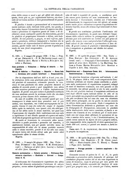 La settimana della Cassazione settimanale di giurisprudenza, legislazione, vita forense
