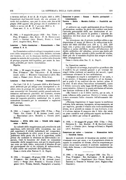 La settimana della Cassazione settimanale di giurisprudenza, legislazione, vita forense