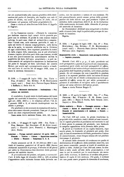 La settimana della Cassazione settimanale di giurisprudenza, legislazione, vita forense