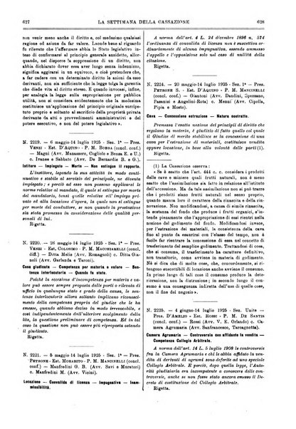 La settimana della Cassazione settimanale di giurisprudenza, legislazione, vita forense