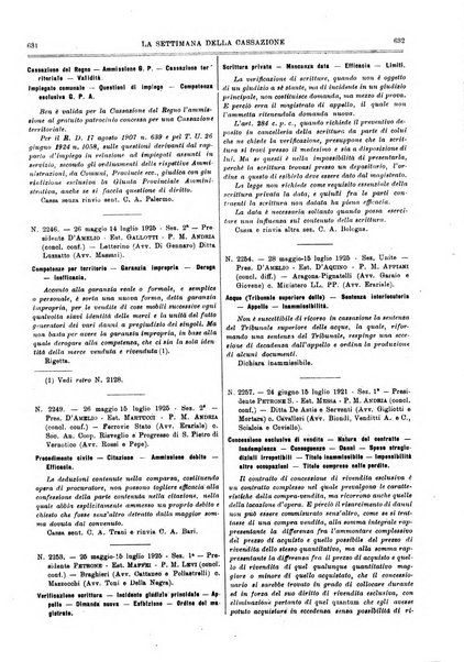 La settimana della Cassazione settimanale di giurisprudenza, legislazione, vita forense