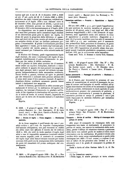 La settimana della Cassazione settimanale di giurisprudenza, legislazione, vita forense