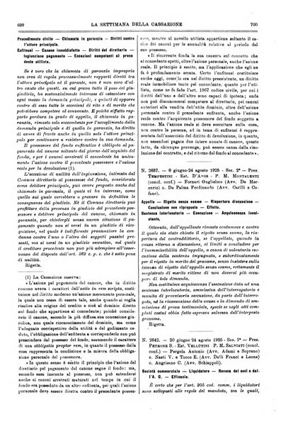 La settimana della Cassazione settimanale di giurisprudenza, legislazione, vita forense