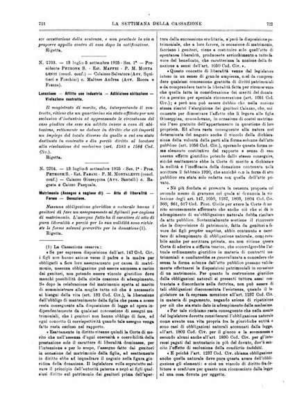 La settimana della Cassazione settimanale di giurisprudenza, legislazione, vita forense