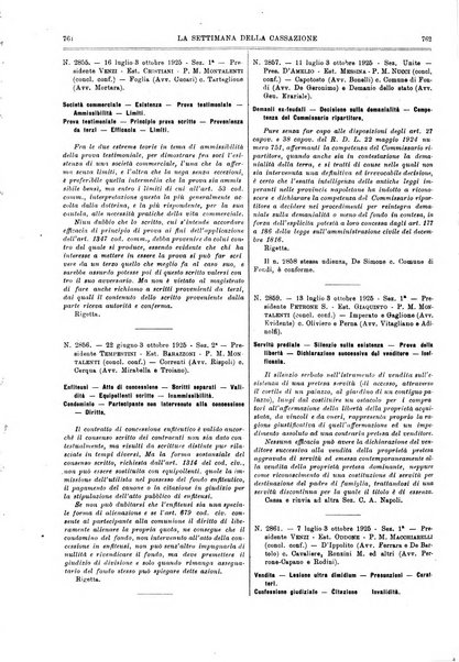 La settimana della Cassazione settimanale di giurisprudenza, legislazione, vita forense