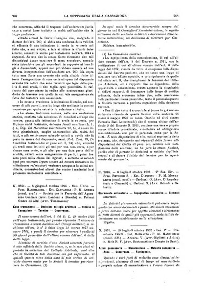 La settimana della Cassazione settimanale di giurisprudenza, legislazione, vita forense