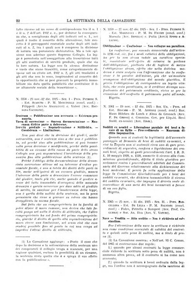 La settimana della Cassazione settimanale di giurisprudenza, legislazione, vita forense