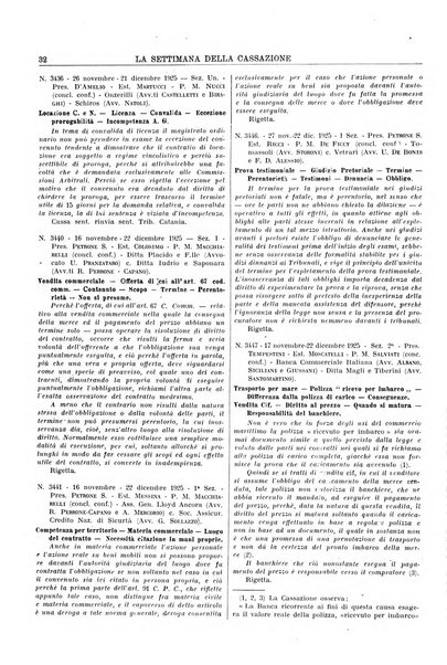 La settimana della Cassazione settimanale di giurisprudenza, legislazione, vita forense