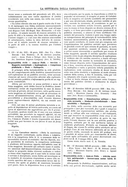 La settimana della Cassazione settimanale di giurisprudenza, legislazione, vita forense