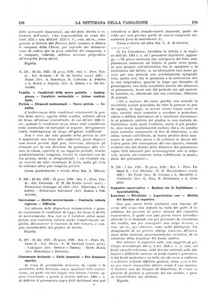 La settimana della Cassazione settimanale di giurisprudenza, legislazione, vita forense