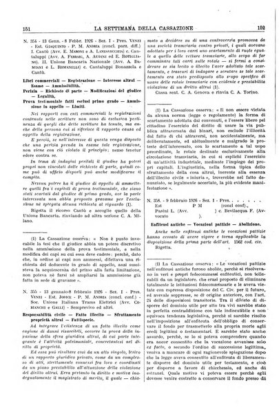 La settimana della Cassazione settimanale di giurisprudenza, legislazione, vita forense