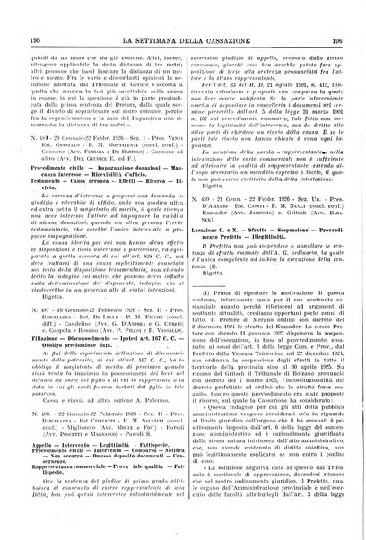 La settimana della Cassazione settimanale di giurisprudenza, legislazione, vita forense