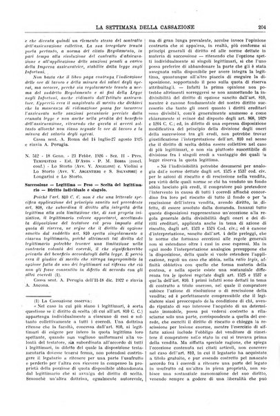 La settimana della Cassazione settimanale di giurisprudenza, legislazione, vita forense