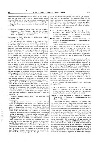 La settimana della Cassazione settimanale di giurisprudenza, legislazione, vita forense