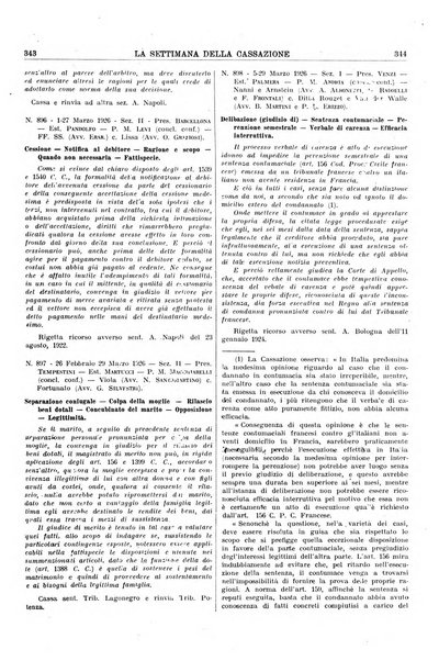 La settimana della Cassazione settimanale di giurisprudenza, legislazione, vita forense