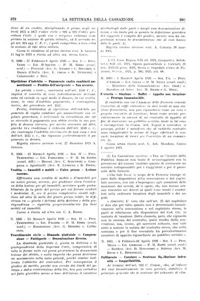 La settimana della Cassazione settimanale di giurisprudenza, legislazione, vita forense