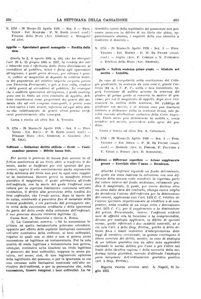 La settimana della Cassazione settimanale di giurisprudenza, legislazione, vita forense