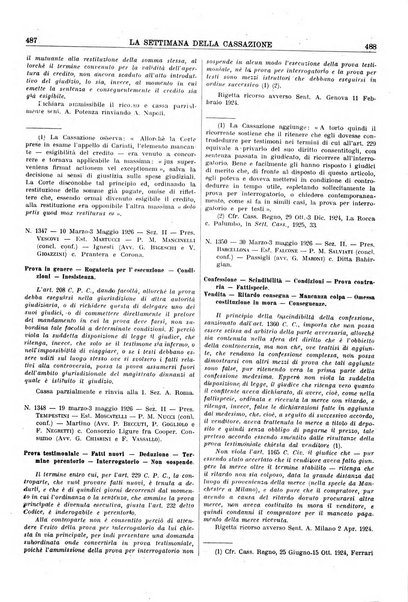 La settimana della Cassazione settimanale di giurisprudenza, legislazione, vita forense