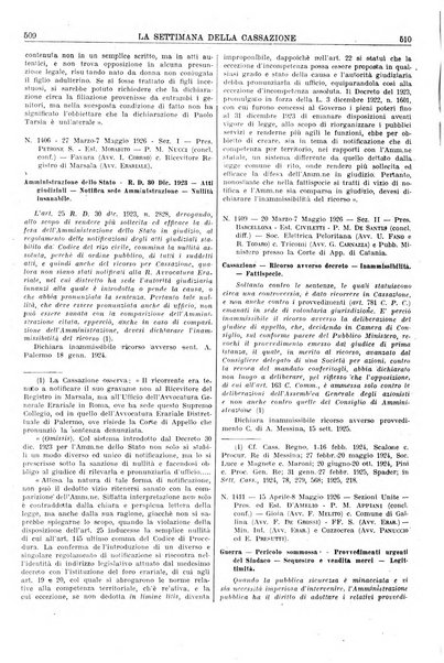 La settimana della Cassazione settimanale di giurisprudenza, legislazione, vita forense