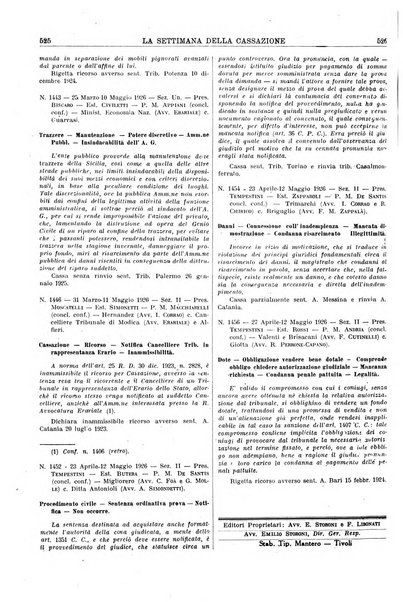 La settimana della Cassazione settimanale di giurisprudenza, legislazione, vita forense