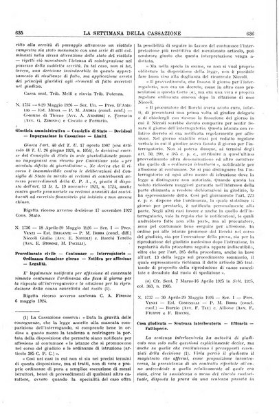 La settimana della Cassazione settimanale di giurisprudenza, legislazione, vita forense