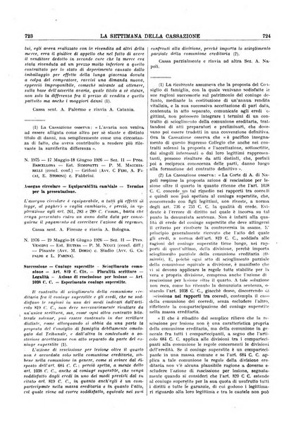 La settimana della Cassazione settimanale di giurisprudenza, legislazione, vita forense