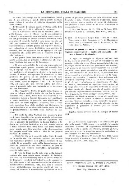 La settimana della Cassazione settimanale di giurisprudenza, legislazione, vita forense