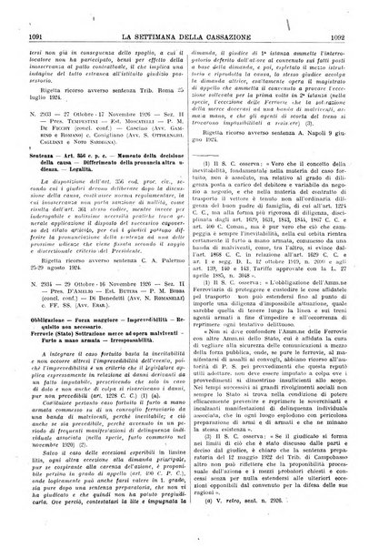 La settimana della Cassazione settimanale di giurisprudenza, legislazione, vita forense