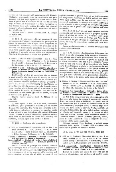 La settimana della Cassazione settimanale di giurisprudenza, legislazione, vita forense