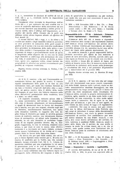 La settimana della Cassazione settimanale di giurisprudenza, legislazione, vita forense