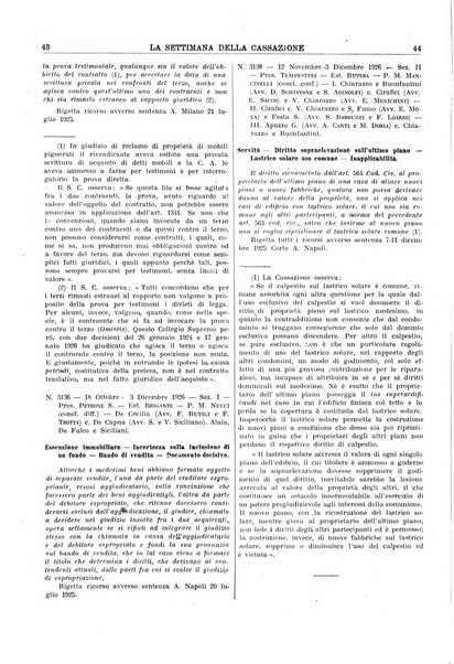 La settimana della Cassazione settimanale di giurisprudenza, legislazione, vita forense