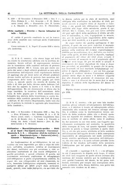 La settimana della Cassazione settimanale di giurisprudenza, legislazione, vita forense