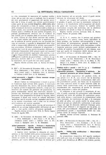 La settimana della Cassazione settimanale di giurisprudenza, legislazione, vita forense