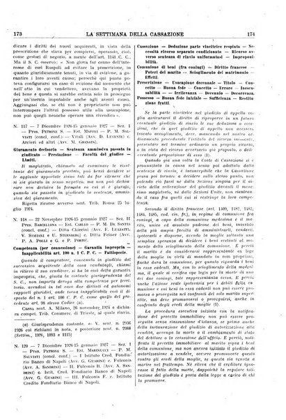 La settimana della Cassazione settimanale di giurisprudenza, legislazione, vita forense