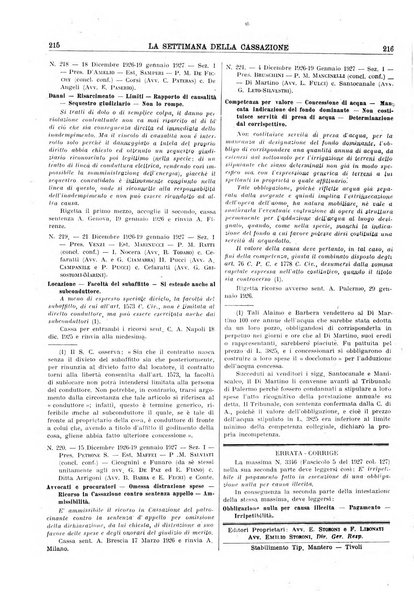 La settimana della Cassazione settimanale di giurisprudenza, legislazione, vita forense