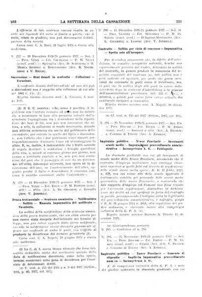 La settimana della Cassazione settimanale di giurisprudenza, legislazione, vita forense