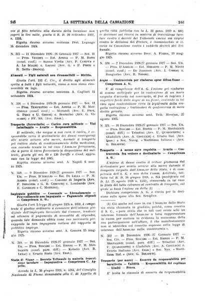 La settimana della Cassazione settimanale di giurisprudenza, legislazione, vita forense