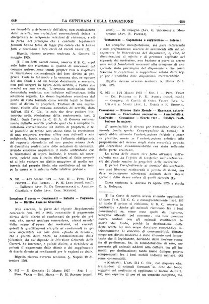 La settimana della Cassazione settimanale di giurisprudenza, legislazione, vita forense